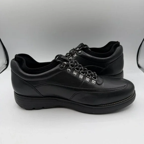 Gravity Defyer G-DEFY Tolken Shoes Mens Sz 13 M Black Leather Slip Resistant